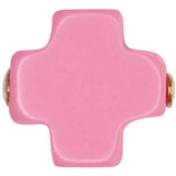 Egirl Signature Cross Gold Pattern 3mm Bead Bracelet