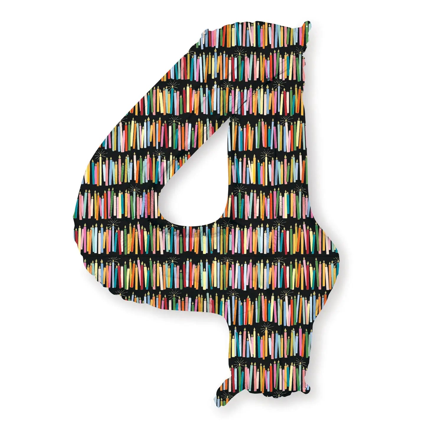 RPC- Candles Numbered Foil Ballon