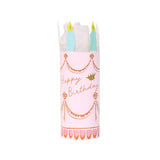 Tabletop Surprise Favor - "Happy Birthday" Cake -Asst Colors