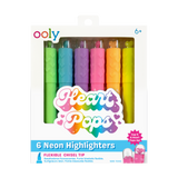 Heart Pops: Neon Highlighters (Set of 6)