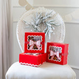 Red and Pink Cookie Box with bow