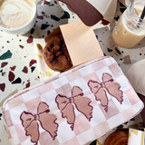 3 Bows - Dusty Rose Large Nylon Bag