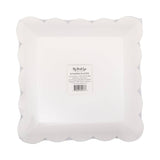 Large Pink Bows Paper Plate Set