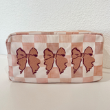 3 Bows - Dusty Rose Large Nylon Bag