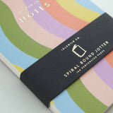 Spiral Jotter | Wavy Rainbow