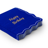 BETTY CROCKER™ X BONJOUR FETE BLUE HAPPY BIRTHDAY COCKTAIL NAPKINS