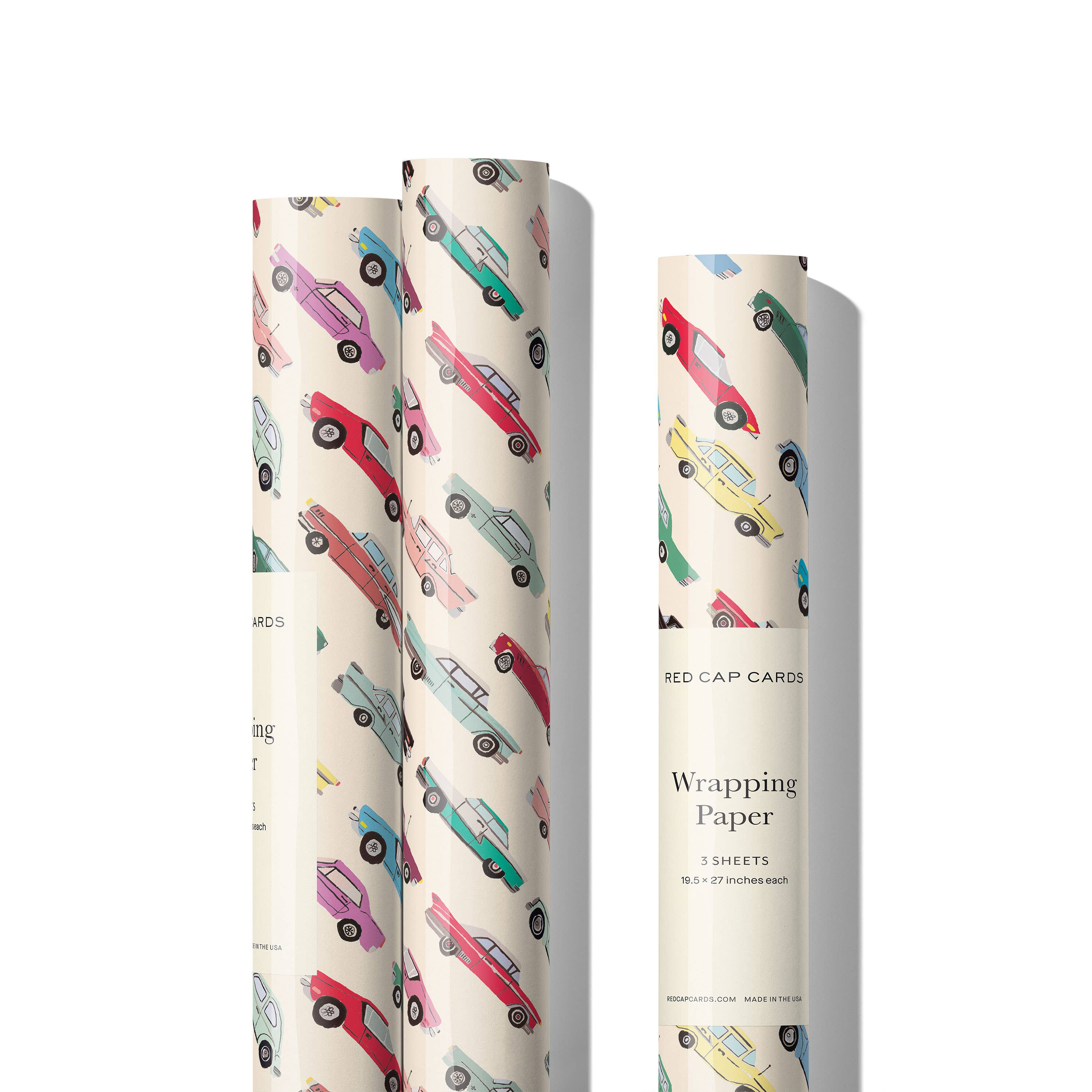 Cars wrapping paper
