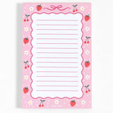 Berries & Bows 4x6 Notepad