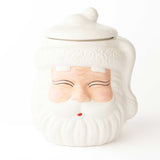 White Santa Cookie Jar