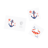 Seaside Temporary Tattoos