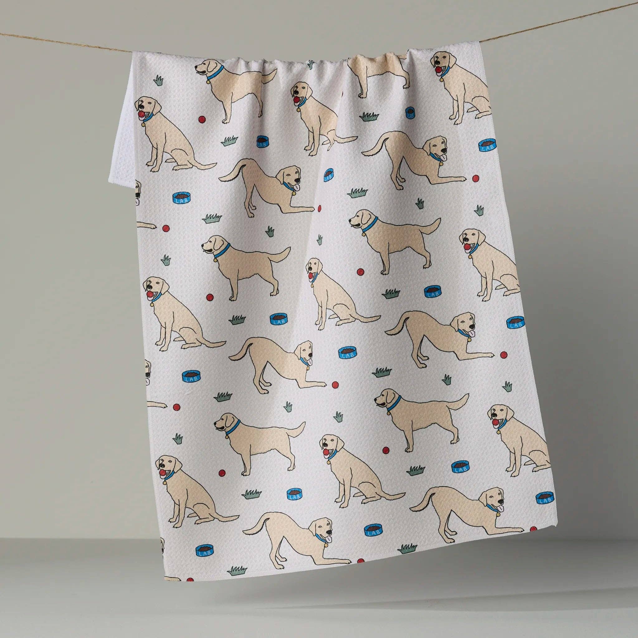 Lab Pals Tea Towel