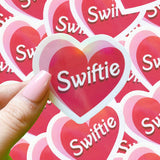 Tay  inspired holographic waterproof sticker|heart