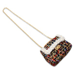 Classic Tweed Handbag with Pearls