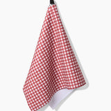 Fireside Plaid Red Tea Towel
