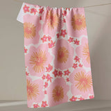 Hibiscus Sunset Tea Towel
