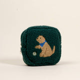 Teddy Pouch–Square Puppy Playtime