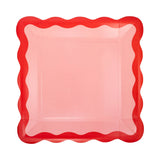 Pink and Red Ric Rac Plate