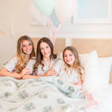Cabana Floral Patchwork Collection Plush Cozy Throw Blanket