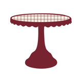 Scalloped Cake Stand