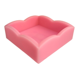 Pink Palm Acrylic Scalloped Cocktail Napkin Holders, SumnerEdit
