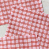 Cupid's Plaid Dishcloth Set