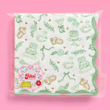 Bach Napkins Green Pattern