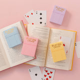 Yellow Library Card Deck Of Playing Cards