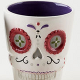 Sugar Skull Ceramic Shot Glass