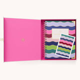 2025-2026 Spiral Weekly Simplified Planner - Rainbow Row