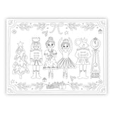 The Nutcracker Coloring Christmas Placemats