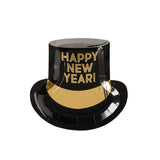 Happy New Year Hat Shaped Disposable Paper Plate