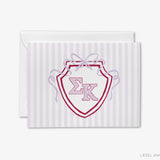 Sigma Kappa Crest Card Box Set [Officially Licensed]