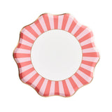 Palm Beach - Pink & Green Large Paper Plates