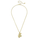 Kansas Jayhawks 24K Gold Plated Pendant Necklace