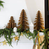 Christmas Memories Large Kraft Paper Tree Decor