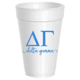 Delta Gamma - ΔΓ - Styrofoam Cups - 10 pack