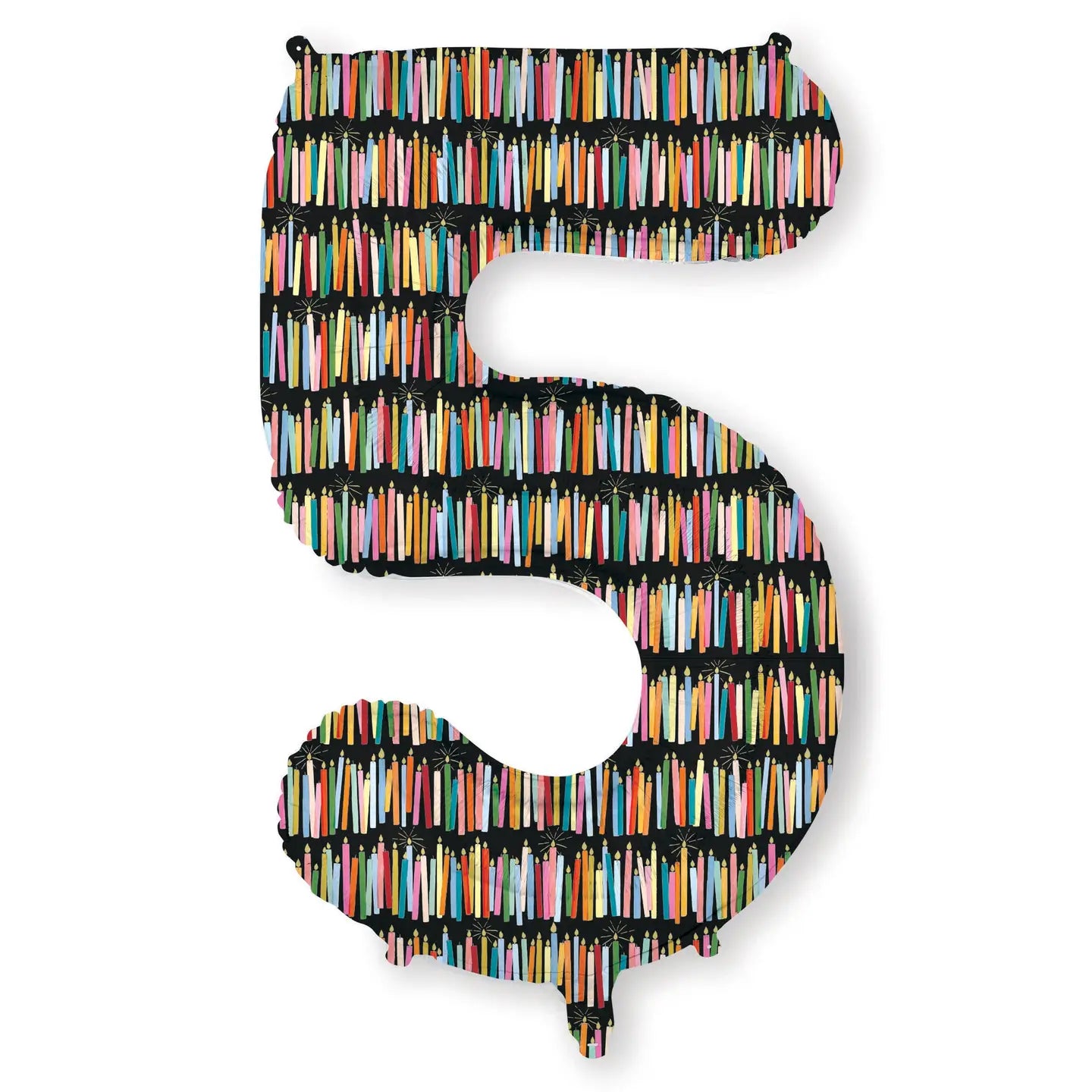 RPC- Candles Numbered Foil Ballon