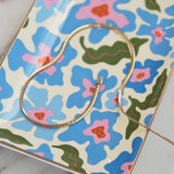 Porcelain Trinket Tray | Trippy Daisies