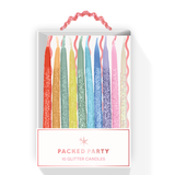 Glitter Wishes Rainbow Birthday Candle Set