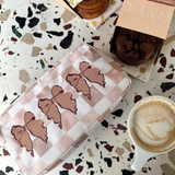 3 Bows - Dusty Rose Large Nylon Bag
