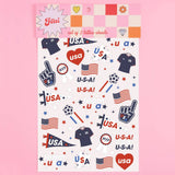 World Cup USA Soccer Temporary Tattoos