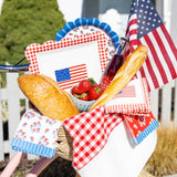Gingham Flag Paper Plate - 10"
