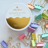 Binder Clips | Pastel Rainbow