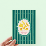 Pasta-tively The Best Thank You Love BFFs Greeting Card
