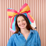 Pencil Bow Jumbo Novelty Headband