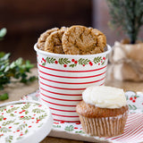 Holly & Stripes Treat Cup