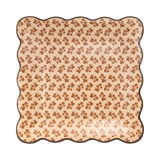 Autumn Block Print Paper Plates