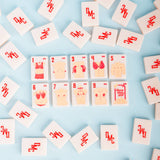 The Dirty Mahj Tile Set for Mahjong Play (with pouch)