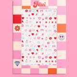 Valentine's Be Mine Nail Stickers
