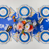MULTICOLOR ELEGANT FLORAL DESSERT PLATES (MULTIPACK)